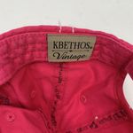 Distressed Live Laugh Love Strapback Hat Baseball Cap Hot Pink Adjustable Womens Photo 1