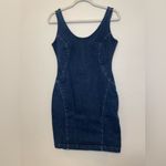 Guess  Sofia Dark Blue Denim Mini‎ Dress Size M Photo 2