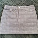 American Eagle  plaid denim mini skirt Photo 0