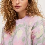 Mango Flowers Knit Sweater Photo 3
