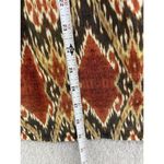 Jones Wear  Women's Tunic Blouse 3/4 Sleeve V Neck Batik Brown Size 14 Photo 6