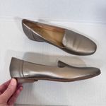 Naturalizer  Gold Leather Slip On Loafer Flats Womens 8 Comfort Shoes Classic Photo 4