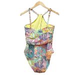 Bleu Rod Beattie NWT  Paisley Print Halterneck One-Piece Swimsuit Size 10 NEW Photo 2