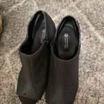 Giani Bernini  Black Peep-Toe Ankle Booties Photo 6