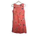 Johnny Was  Adara Embroidered Linen V-neck Tank Dress In Georgia Peach Sz. XXS Photo 1