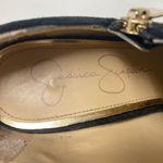 Jessica Simpson Cutey Women’s Leather Wedge Heels Pointed Toe Black Suede Size 8 Photo 3