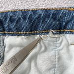 ZARA  Tapered‎ Pleated Mom Jeans Women's Size 6 High Waist Blue Denim Relaxed Fit Photo 4