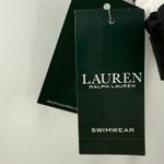 Ralph Lauren Lauren Bikini Top SZ6 NWT Black Gradient Stripe Underwire High Neck Photo 5