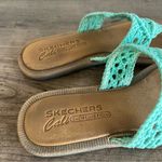 Skechers Cali Turquoise Women’s Crochet Sandal Size 9 #B34109 Photo 1