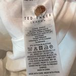 Ted Baker London Avereye Wide Neck Cotton Batwing Blouse size 2 White Photo 8