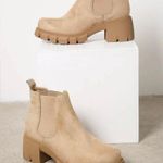 SheIn Faux Suede Above Ankle Heeled Booties Photo 0