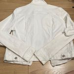 Garage white denim jacket size large Photo 2