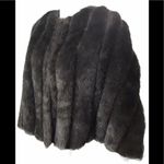 Brandon Thomas Brown Faux Fur Cape/Capelet Photo 4