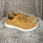 Allbirds  Womens 9 Tree Runner Shoes Mustard Yellow Sustainable Lux Honey‎ Photo 1