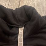 Alo Yoga Black Cowl Turtleneck Sweater Ribbed Knit Photo 4