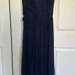 Anthropologie BHLDN Hitherto x  Fleur Dress, size 10, navy blue tulle and lace Photo 10