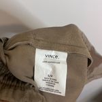 Vince NWT Leather Boxer Drawstring Shorts Suede Concrete Small Photo 13