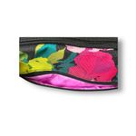 Vera Bradley  Belt Bag Fanny Pack Floral Black Pink Nylon Adjustable Waist Travel Photo 9