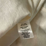 Isaac Mizrahi Isaac Mizrahi Beaded Tunic Top Womens S Linen Long Sleeve Resort wear Vacation Photo 6