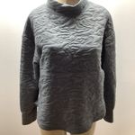 Nine West  Active Size Large Women's Gray Quilted Sweatshirt With Pocket. New Photo 1