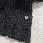 Scotch & Soda Maison La Femme Selon Marie Black Open Knit Sweater Top MEDIUM Photo 6