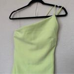 House Of CB  ‘Alessia’ Lime yellow neon Midi Dress NWOT‎ size M Photo 6