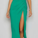 Amanda Uprichard NEW  Pomona Dress, Dark Green, Small Photo 0