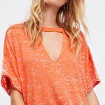 Free People Burnout Tee w Cutout Photo 0