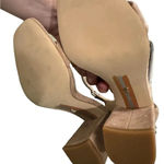 Sam Edelman  Daniella Suede Ankle Strap Block Heel Square Toe Dress Sandals Photo 4