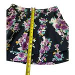 Monteau Blue Cotton Floral Skirt Women's Size Large | 26-4 Photo 4