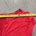 Theory Short Sleeve Belted Knit Dress Women's Size Large Red Casual T-Shirt Styl Photo 5