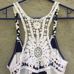 julie's closet Nautical striped racerback top with crotchet, racerback tank, crochet tank top Photo 6