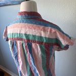 Madewell Central Linen Shirtdress in Flagstaff Stripe Size XS Photo 8