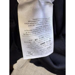 REDValentino Ruffle Sleeve Satin Top – Size 44/ US 8 Black Photo 4