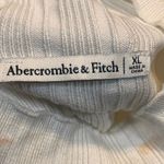 Abercrombie & Fitch Womens XL Body Suit Ivory Long Sleeve Ribbed Cotton Photo 2