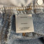 UEC Indigo Rising High Rise Color Block Cut Off Raw Frayed Hem Shorts 7/28 Retro Blue Photo 8