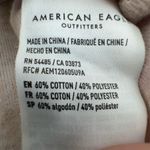 American Eagle Women's Patchwork Striped Long Sleeve Top Size S Photo 3