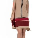 Vertigo NWT Claudia Aplaca Wool Blend Cape Dress. Size L New w/Tag Retail $170 Photo 1