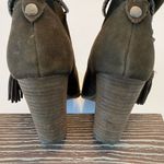 Dolce Vita Melah Western Ankle Boots Booties Tassel Fringe 7.5 Olive Brown Suede Size undefined Photo 8