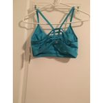 Bally Total Fitness Women's Juniors Sports Bra Top Size S Blue Photo 4