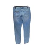 Eunina Sz 27 Blue Denim Jeans Skinny Mid Rise Destructed Adorable Photo 4