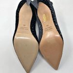 Pancaldi Diane B Velvet Sparkle Ankle Boot size 36 Black Silver Stretch Bootie Photo 5