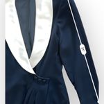 Gillian Vintage 80s Black Blazer Wrap Cocktail Dress Size 10 Photo 5