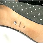 Raye  Size 7.5 Boots Gray Rhinestone‎ Studded 4" Heel Back Zip Bootie Pointed Toe Photo 8