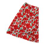 Never a Wallflower red floral skort Size XS Photo 2