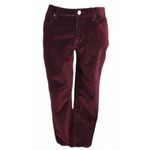 Ruff Hewn BURGUNDY VELOUR TROUSER PANTS (12) Photo 2