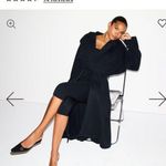 SKIMS  NWT Boyfriend Fleece Trench Coat Onyx Size M Oversized Photo 7