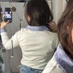 Vintage Embroidered Western Long Sleeve Polo Top White Size PS Photo 4