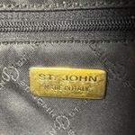 St. John  Signature Black Jacquard shoulder bag with adjustable shoulder strap Photo 5