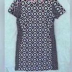 Boden Floral a line dress sz 6 flowers summer office spring business casual Blue Photo 0